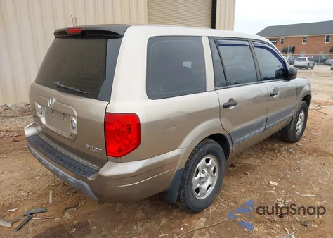 2005 Honda Pilot Lx из США, поврежденный, VIN 2HKYF18135H572288